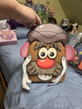 Loungefly  Mr. Potato Head Brown & Pink Backpack